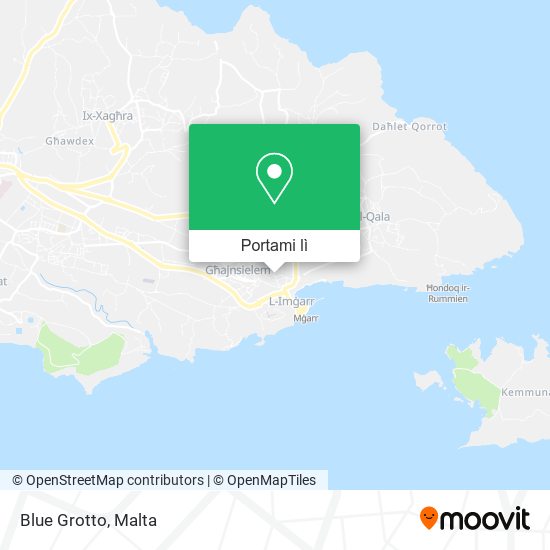 Mappa Blue Grotto