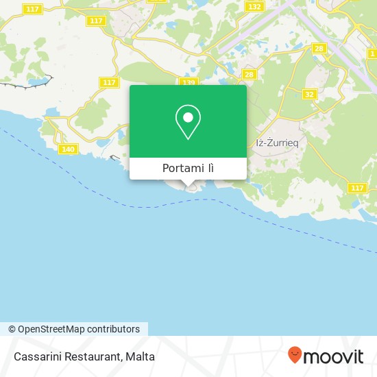 Mappa Cassarini Restaurant