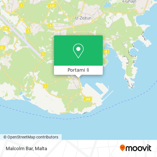 Mappa Malcolm Bar