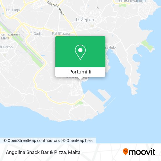 Mappa Angolina Snack Bar & Pizza