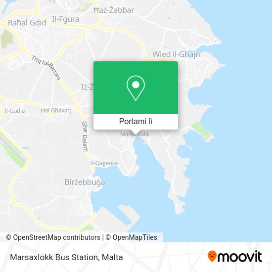 Mappa Marsaxlokk Bus Station