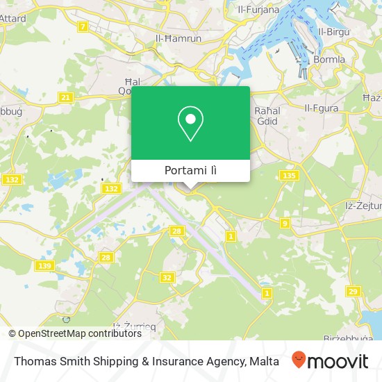 Mappa Thomas Smith Shipping & Insurance Agency