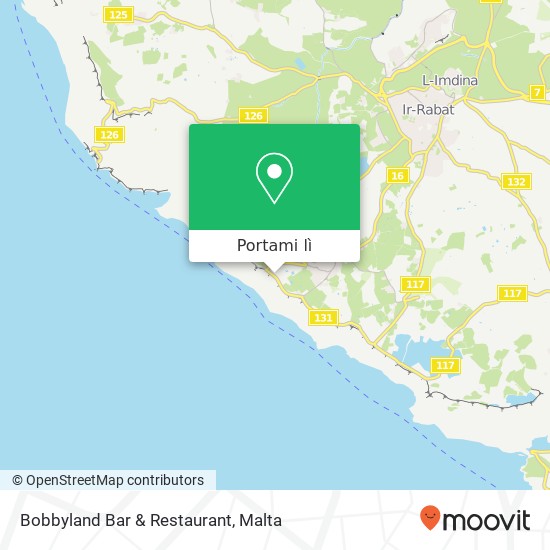 Mappa Bobbyland Bar & Restaurant