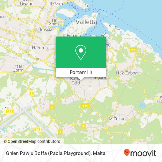 Mappa Gnien Pawlu Boffa (Paola Playground)