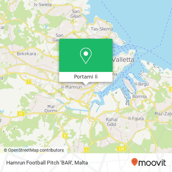 Mappa Hamrun Football Pitch 'BAR'