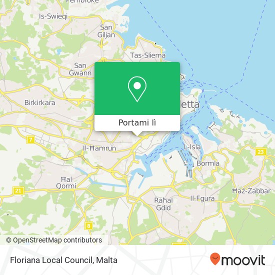 Mappa Floriana Local Council