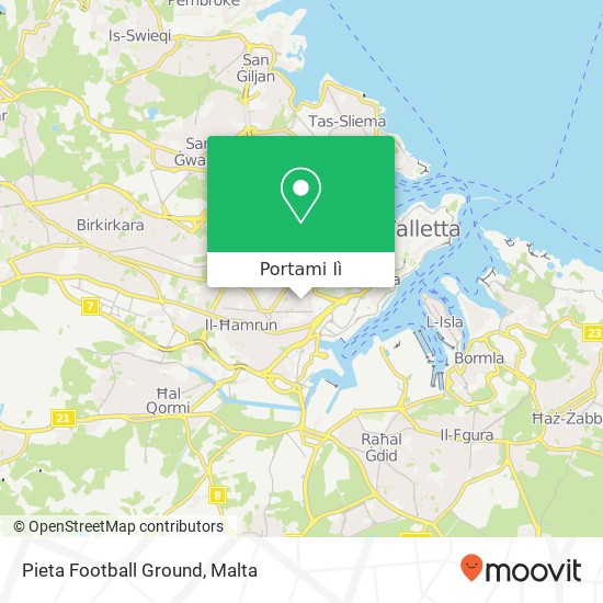 Mappa Pieta Football Ground