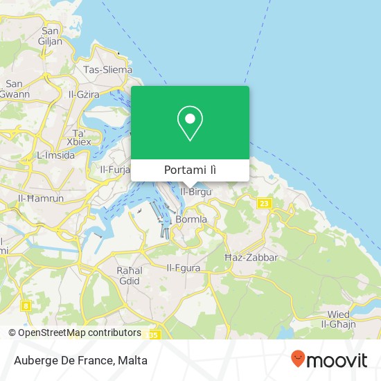 Mappa Auberge De France