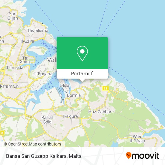 Mappa Bansa San Guzepp Kalkara