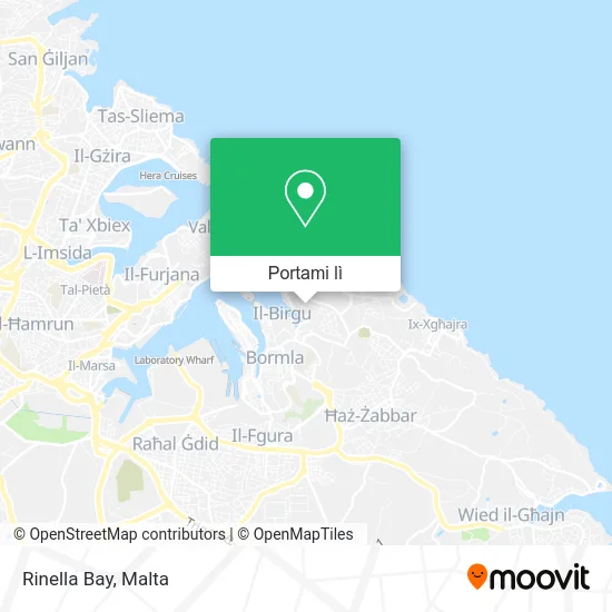 Mappa Rinella Bay