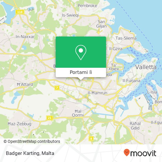 Mappa Badger Karting