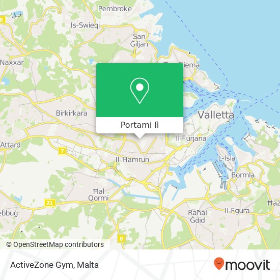 Mappa ActiveZone Gym