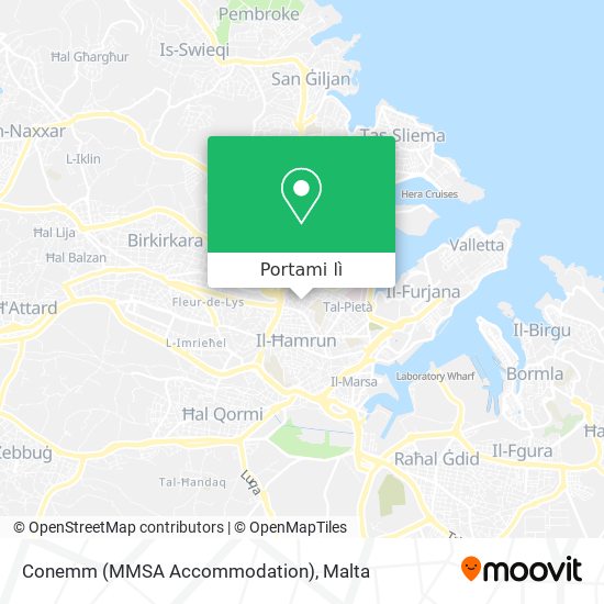 Mappa Conemm (MMSA Accommodation)