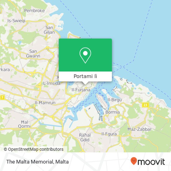 Mappa The Malta Memorial