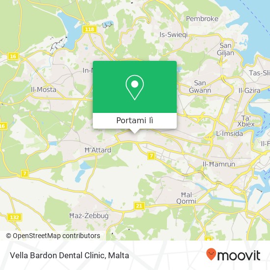 Mappa Vella Bardon Dental Clinic