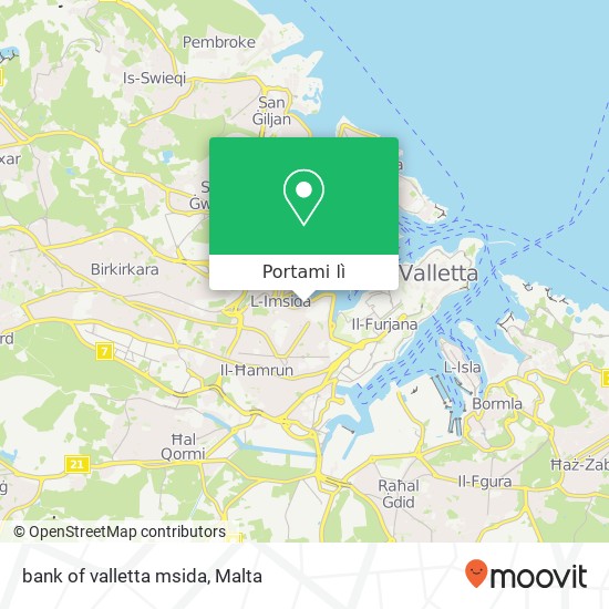 Mappa bank of valletta msida