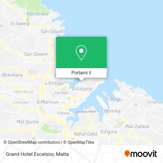 Mappa Grand Hotel Excelsior