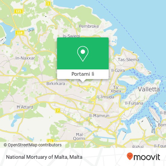 Mappa National Mortuary of Malta