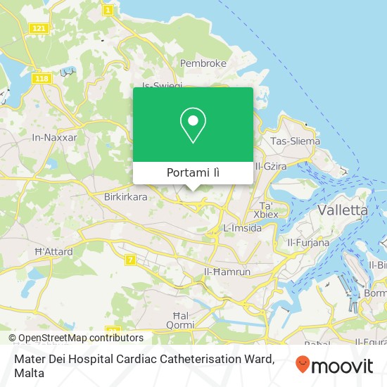 Mappa Mater Dei Hospital Cardiac Catheterisation Ward