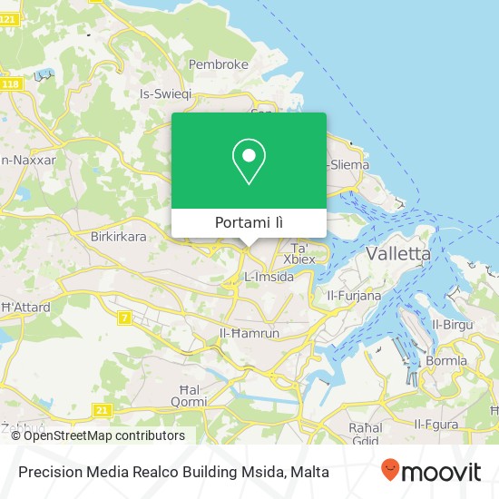 Mappa Precision Media Realco Building Msida