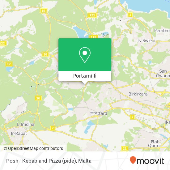 Mappa Posh - Kebab and Pizza (pide)