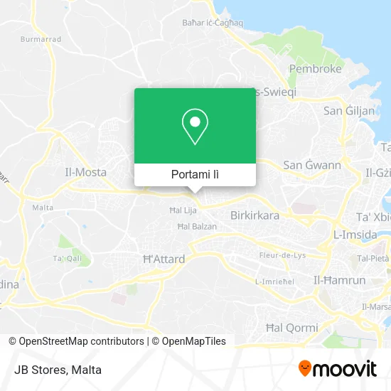 Mappa JB Stores