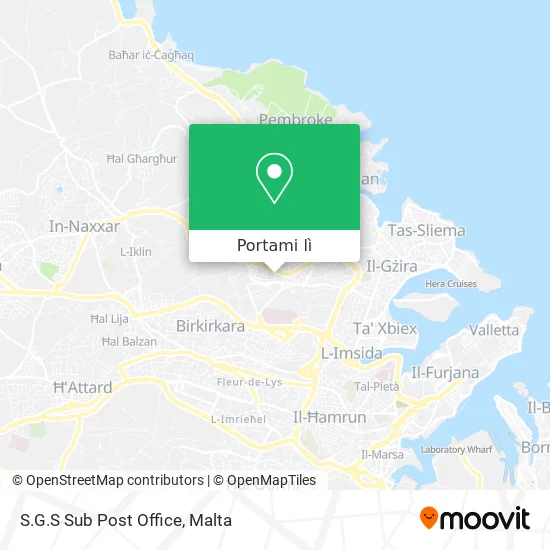 Mappa S.G.S Sub Post Office