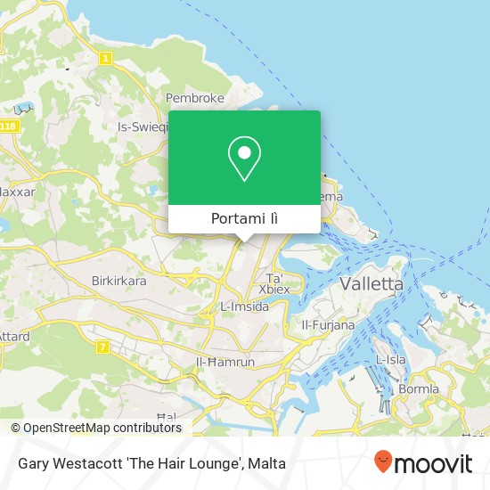 Mappa Gary Westacott 'The Hair Lounge'