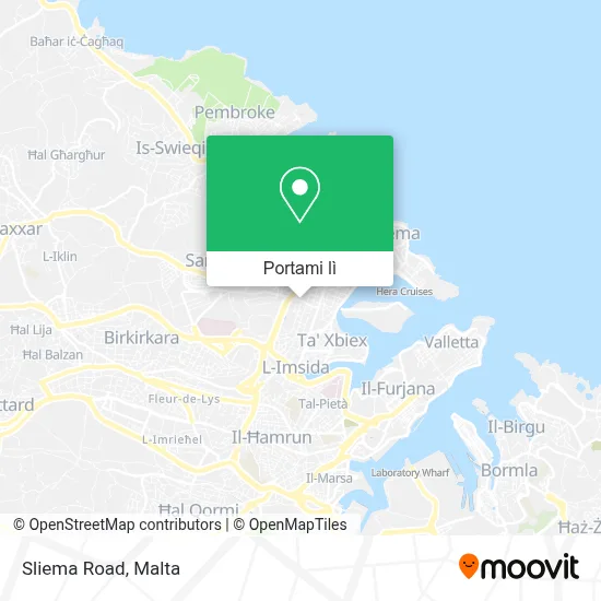 Mappa Sliema Road