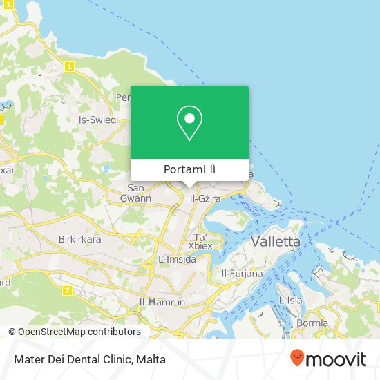 Mappa Mater Dei Dental Clinic