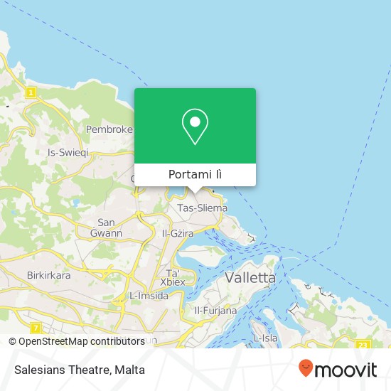 Mappa Salesians Theatre