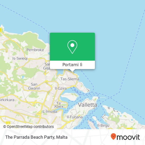 Mappa The Parrada Beach Party