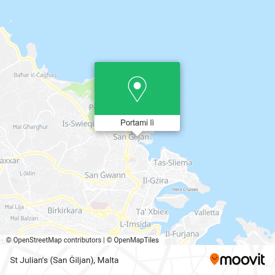 Mappa St Julian's (San Ġiljan)
