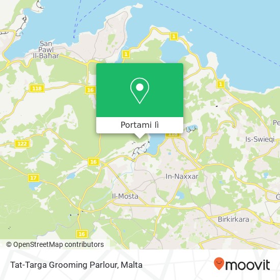 Mappa Tat-Targa Grooming Parlour