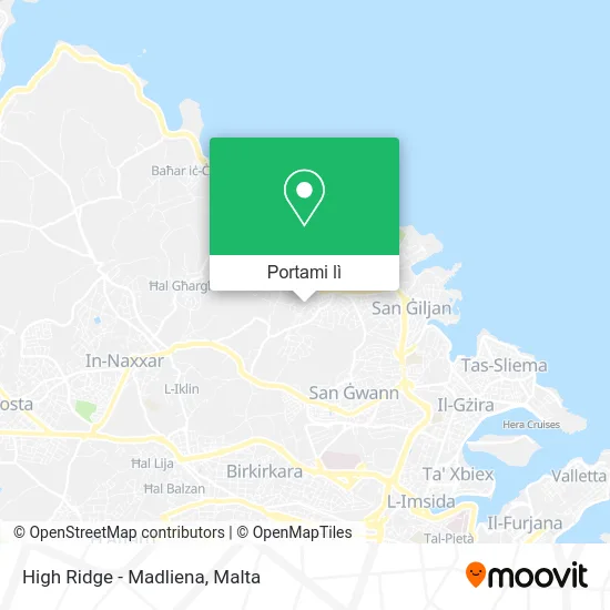 Mappa High Ridge - Madliena