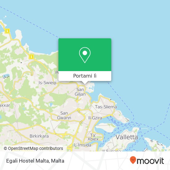 Mappa Egali Hostel Malta