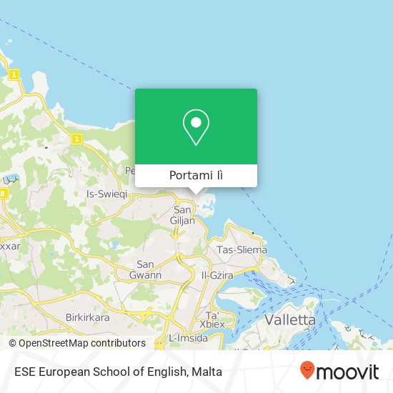 Mappa ESE European School of English