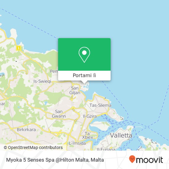 Mappa Myoka 5 Senses Spa @Hilton Malta
