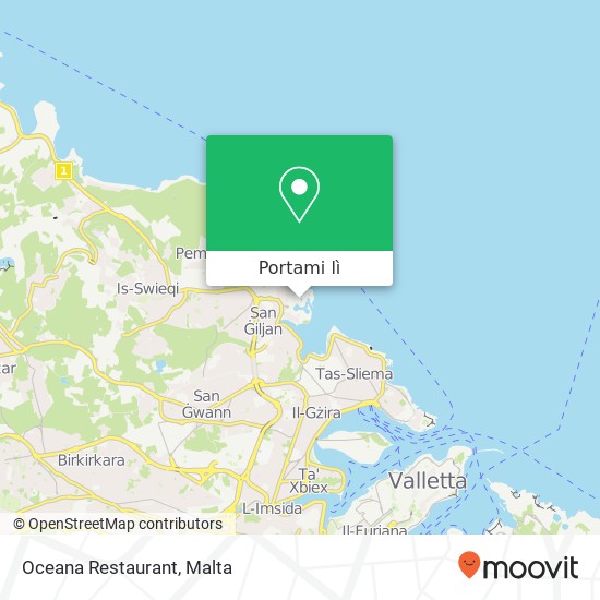 Mappa Oceana Restaurant