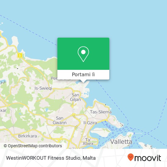 Mappa WestinWORKOUT Fitness Studio