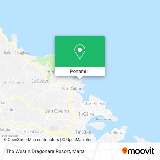 Mappa The Westin Dragonara Resort