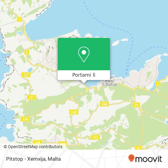 Mappa Pitstop - Xemxija