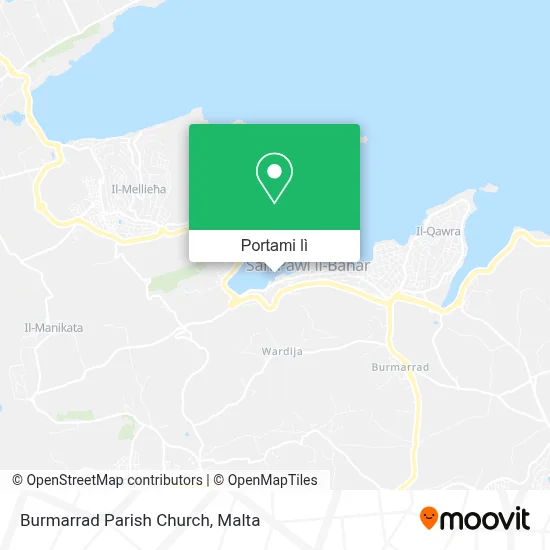 Mappa Burmarrad Parish Church