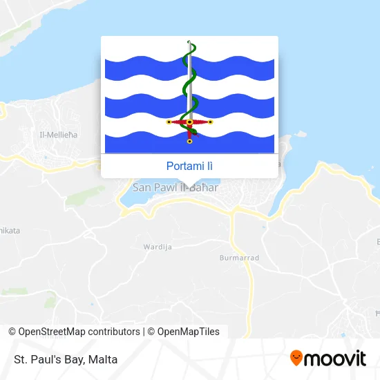 Mappa St. Paul's Bay