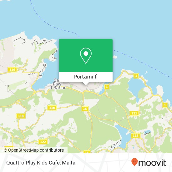 Mappa Quattro Play Kids Cafe