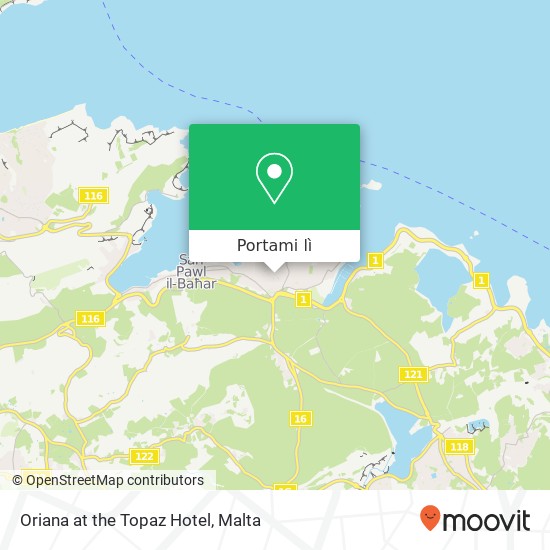 Mappa Oriana at the Topaz Hotel