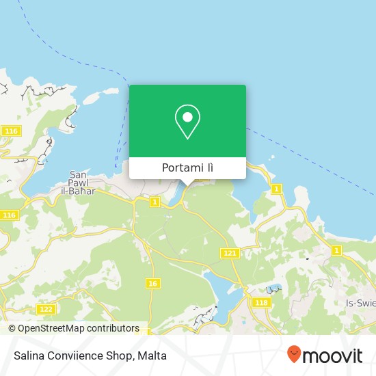 Mappa Salina Conviience Shop