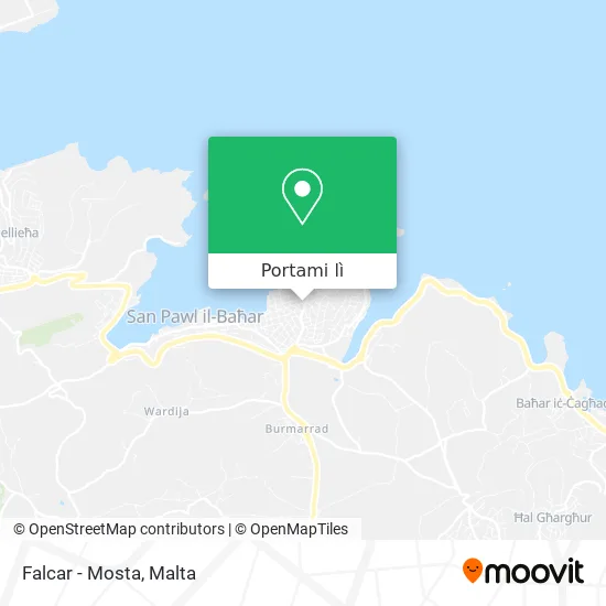 Mappa Falcar - Mosta