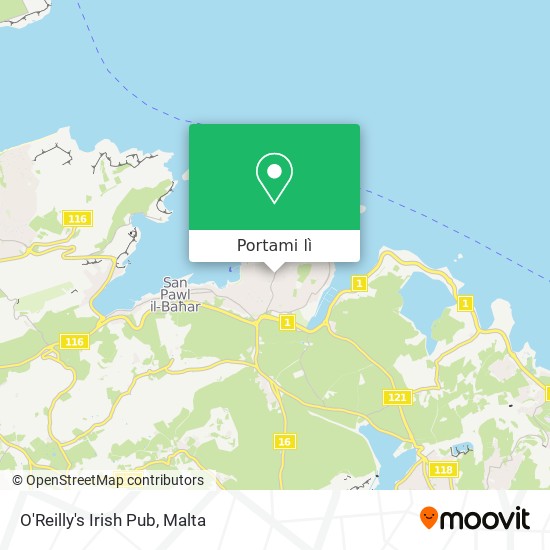 Mappa O'Reilly's Irish Pub