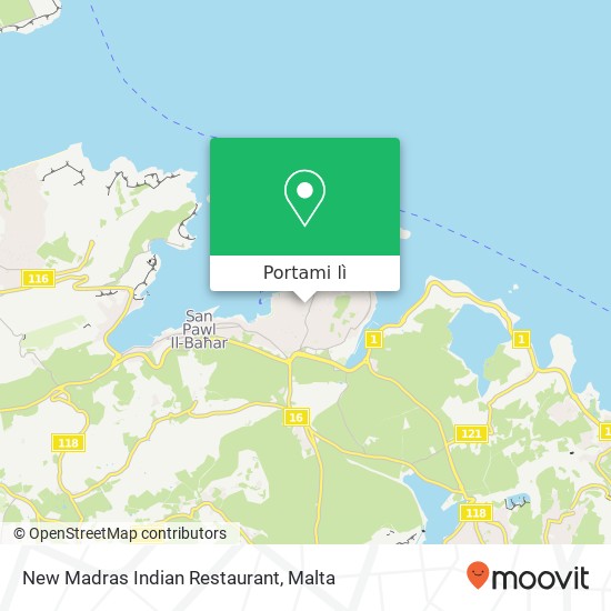 Mappa New Madras Indian Restaurant